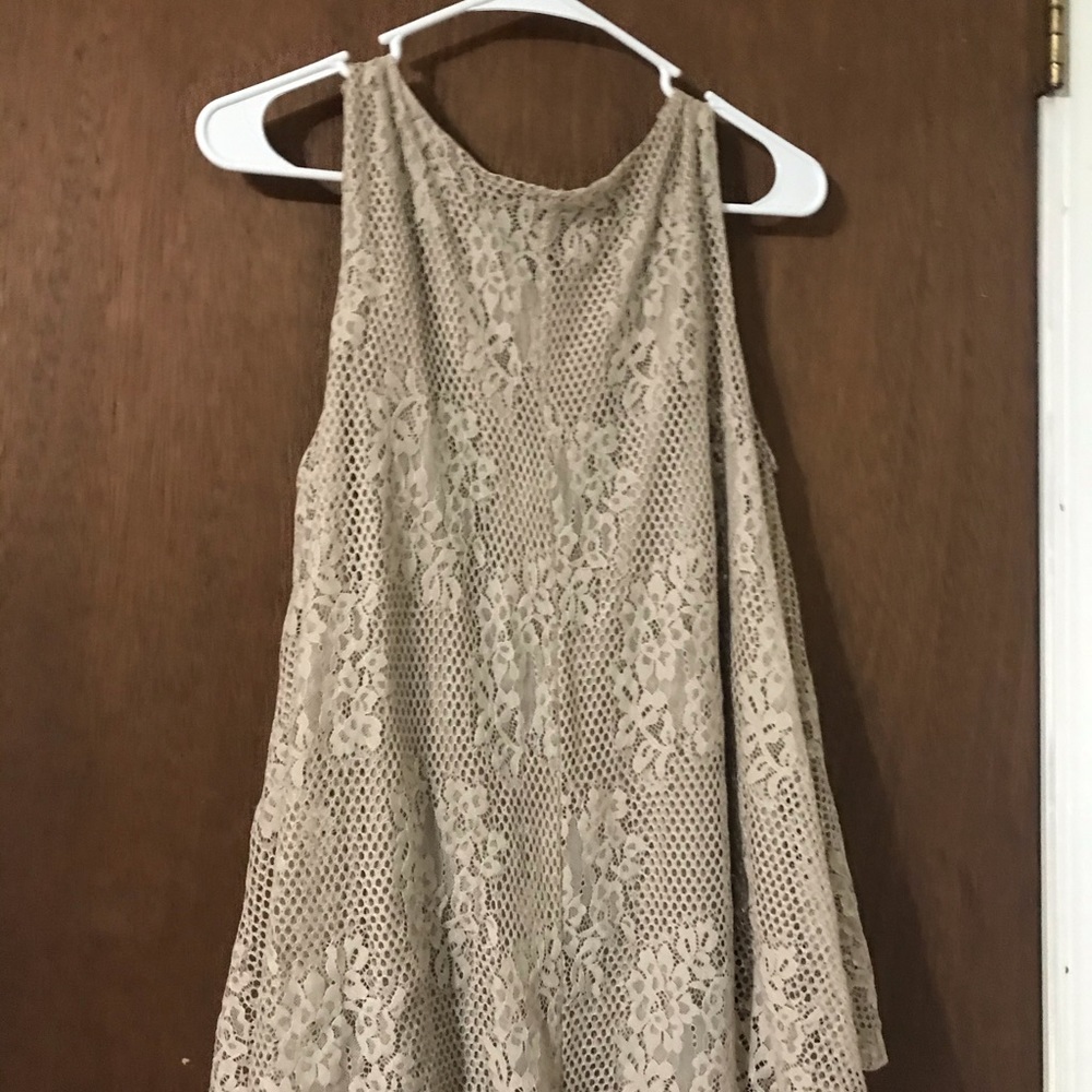 Lacey tan top